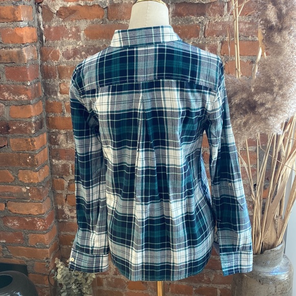 NWT Tommy Hilfiger Green Plaid Tunic - Picture 5 of 7